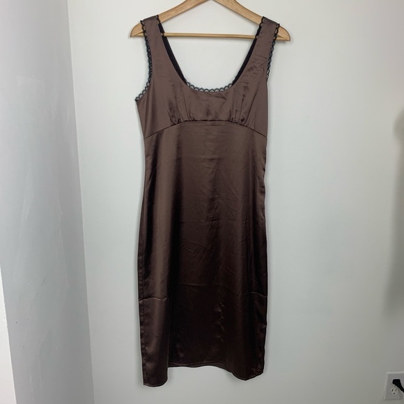 Forever 21 Sleeveless Satin Midi Slip Dress - Picture 6 of 12